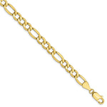Load image into Gallery viewer, Leslie's 10K 5.35mm Semi-Solid Figaro Chain8234-7