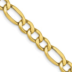 Load image into Gallery viewer, Leslie's 10K 5.35mm Semi-Solid Figaro Chain8234-24