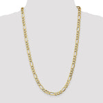 Load image into Gallery viewer, Leslie's 10K 7.3mm Semi-Solid Figaro Chain8236-24