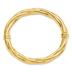 Load image into Gallery viewer, Leslie's 14K Polished Twisted Hinged BangleBR3