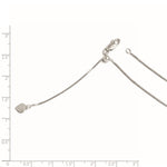 Load image into Gallery viewer, Leslie's Sterling Silver 1 mm Adjustable Box ChainFC10-30