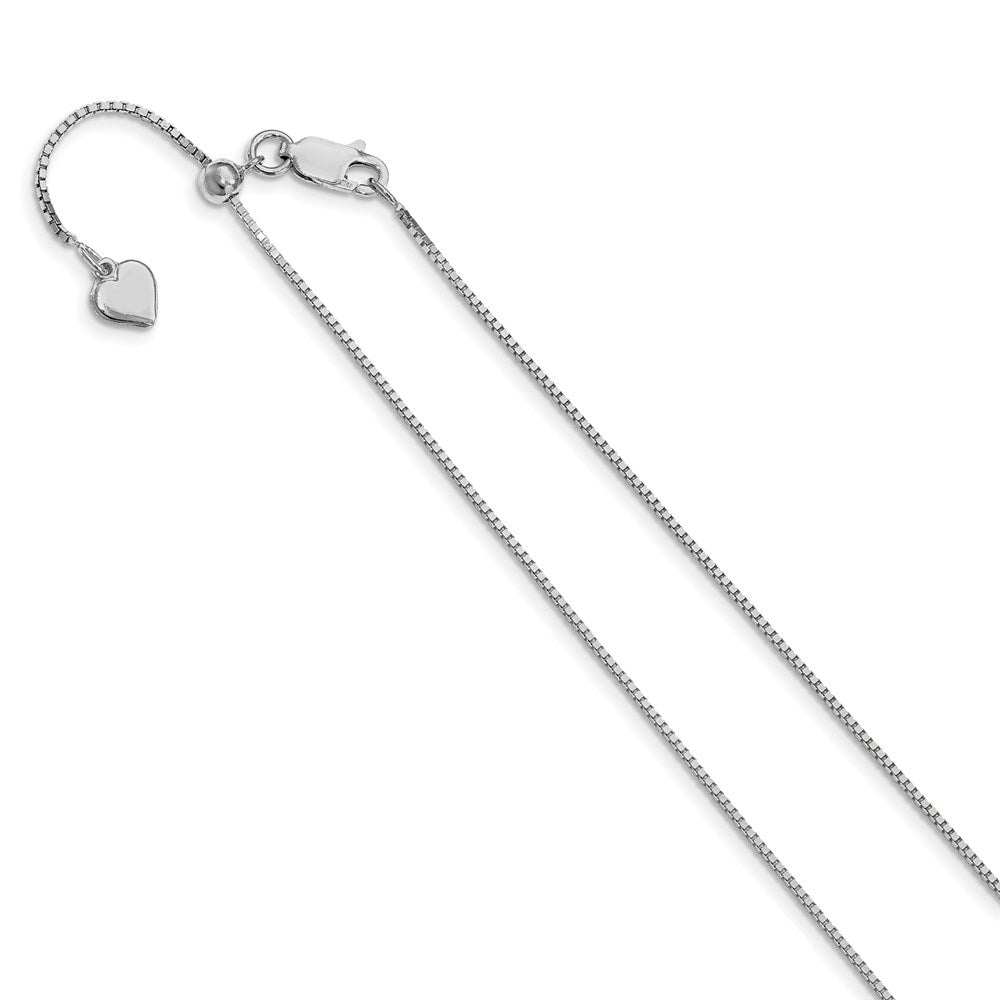Leslie's Sterling Silver 1 mm Adjustable Box ChainFC10-36