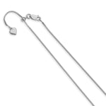 Load image into Gallery viewer, Leslie's Sterling Silver 1 mm Adjustable Box ChainFC10-30