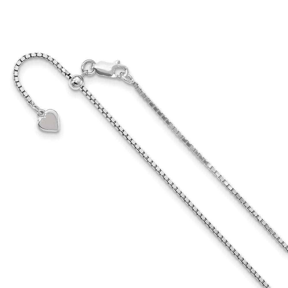 Leslie's Sterling Silver 1.3 mm Adjustable Box ChainFC23-22