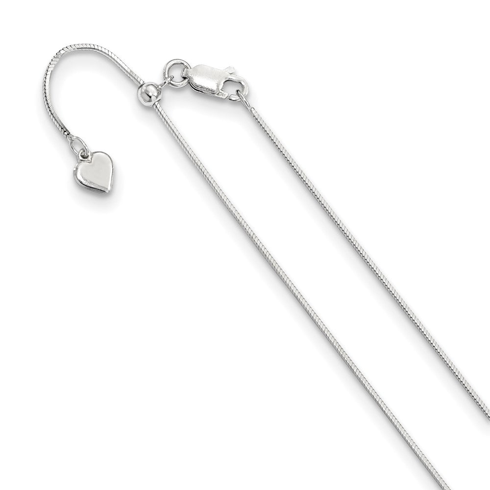 Leslie's Sterling Silver 1 mm Square Adjustable Snake ChainFC28-30