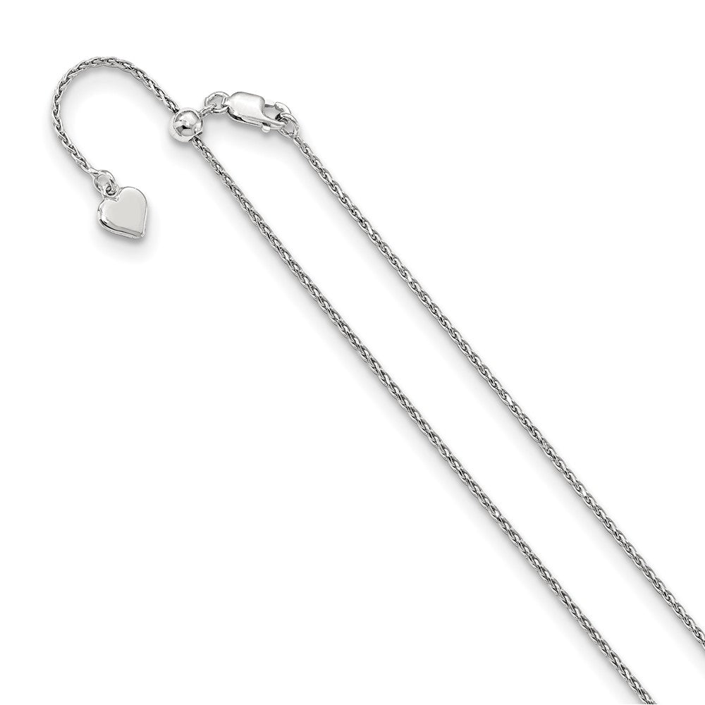 Leslie's Sterling Silver 1.1 mm D/C Adjustable Spiga ChainFC64-30