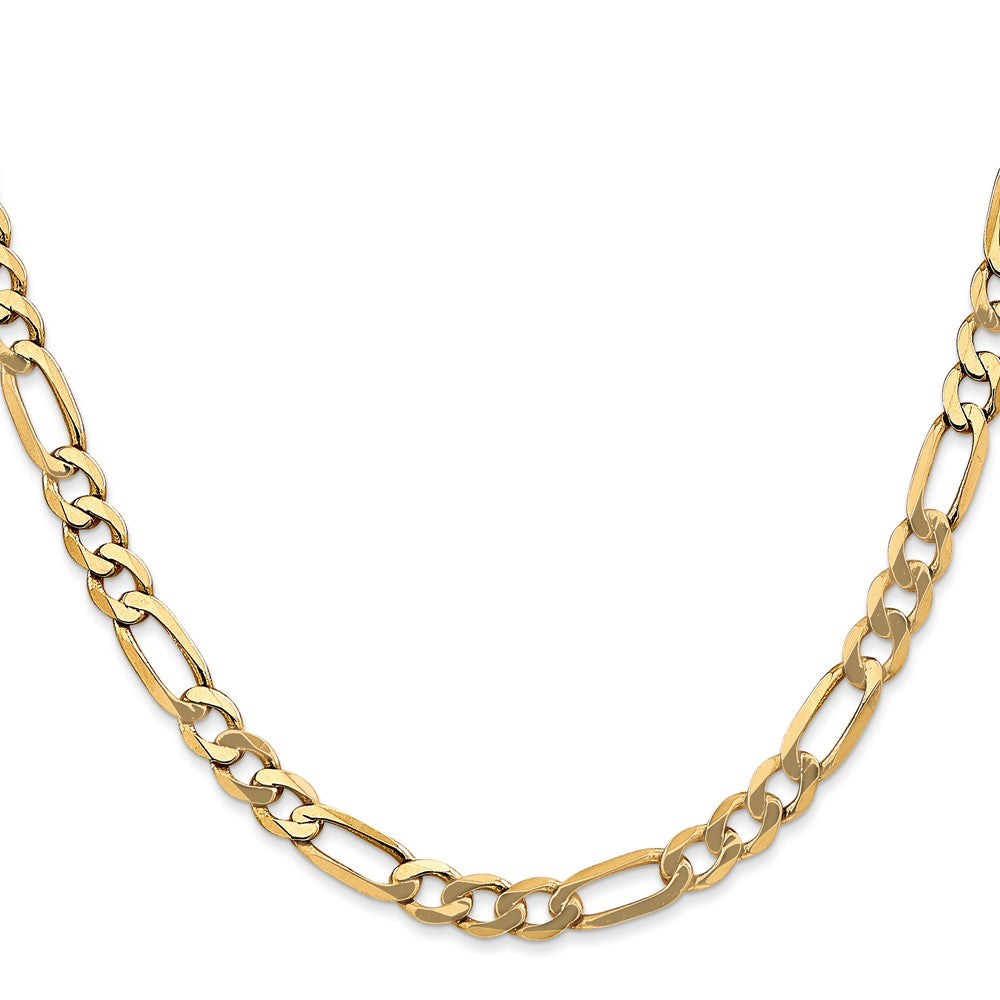 Leslie's 14K 5.25mm Flat Figaro Chain1235-8