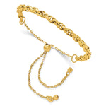 Load image into Gallery viewer, Leslie's 14K Polished Fancy Link Adjustable BraceletLF1007