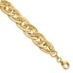 Load image into Gallery viewer, Leslie's 14K Fancy Link BraceletLF102-7.5