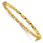 Load image into Gallery viewer, Leslie's 14K Polished Twisted Hinged BangleLF1093