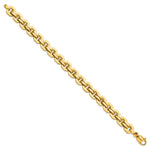 Load image into Gallery viewer, Leslie's 14K Men's Polished Fancy Link BraceletLF1170-8.5