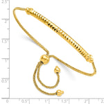 Load image into Gallery viewer, Leslie's 14K Polished Adjustable D/C Bar BraceletLF1174
