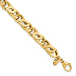 Load image into Gallery viewer, Leslie's 14K Men's Polished Link BraceletLF1179-8.25