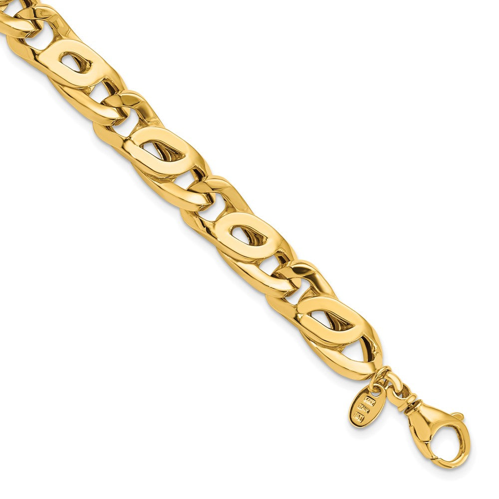 Leslie's 14K Men's Polished Link BraceletLF1179-8.25