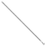 Load image into Gallery viewer, Leslie's 14K White Gold D/C Beaded BraceletLF120-7.25
