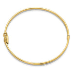 Load image into Gallery viewer, Leslie's 14K w/Rhodium Polished Hinged BangleLF1200