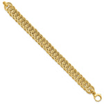 Load image into Gallery viewer, Leslie's 14K Polished D/C Reversible BraceletLF1250-7.5