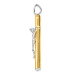 Load image into Gallery viewer, Leslie's 14K Two-tone Crucifix PendantLF1267
