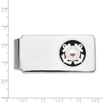 Load image into Gallery viewer, Sterling Silver Rhodium-plated U.S. Coast Guard Money ClipQQ292