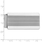 Load image into Gallery viewer, Sterling Silver Rhodium-plated Money ClipQQ31