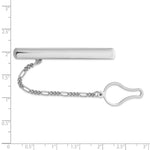 Load image into Gallery viewer, Sterling Silver Rhodium Plated Tie ClipQQ530