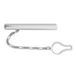 Load image into Gallery viewer, Sterling Silver Rhodium Plated Tie ClipQQ530