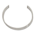 Load image into Gallery viewer, Stainless Steel Polished 12.60mm Cuff BangleSRB2572