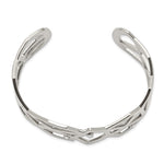 Load image into Gallery viewer, Stainless Steel Polished with Crystals from Swarovski Geometric BangleSRB2591