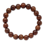 Load image into Gallery viewer, Burma Padauk Wood Beaded Stretch BraceletSRB2804