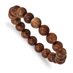 Load image into Gallery viewer, Burma Padauk Wood Beaded Stretch BraceletSRB2804