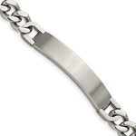 Load image into Gallery viewer, Stainless Steel Brushed and Polished w/.5in ext 8.5in ID BraceletSRB2835-8.5