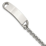 Load image into Gallery viewer, Stainless Steel Polished 8.75in ID BraceletSRB2836-8.75