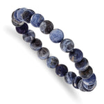 Load image into Gallery viewer, Sodalite Agate Beaded Stretch BraceletSRB2858