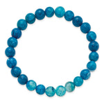 Load image into Gallery viewer, Blue Fire Agate Beaded Stretch BraceletSRB2859