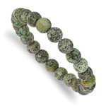 Load image into Gallery viewer, African Pine Agate Beaded Stretch BraceletSRB2864