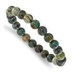 Load image into Gallery viewer, African Pine Agate Beaded Stretch BraceletSRB2865