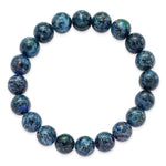 Load image into Gallery viewer, Blue Agate Beaded Stretch BraceletSRB2877