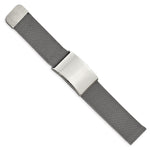 Load image into Gallery viewer, Stainless Steel Polished Mesh Adjustable ID BraceletSRB2937