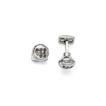 Load image into Gallery viewer, Stainless Steel Polished Stick Shift Design Enameled CufflinksSRC281