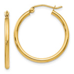 Load image into Gallery viewer, Leslie's 10K Polished Hinged Hoop EarringsTA03
