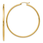 Load image into Gallery viewer, Leslie's 10K Polished Hinged Hoop EarringsTA08