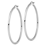 Load image into Gallery viewer, Leslie's 10K White Gold Polished Hinged Hoop EarringsTA41