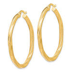Load image into Gallery viewer, Leslie's 10K Twisted Hinged Hoop EarringsTC24