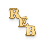 Load image into Gallery viewer, GP Sterling Silver Small 3 Initials Tie TacXNA1268GP