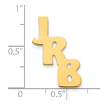 Load image into Gallery viewer, GP Sterling Silver Initial Cutout Personalized Tie TacXNA350GP