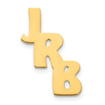 Load image into Gallery viewer, GP Sterling Silver Initial Cutout Personalized Tie TacXNA350GP