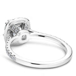 Load image into Gallery viewer, 14K White Gold Noam Carver Engagment ring 42 Round Diamonds. Center Stone not included.