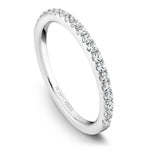 Load image into Gallery viewer, 14K White Gold Noam Carver Matching Band with 20 Round Diamonds.