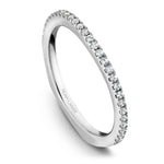Load image into Gallery viewer, 14K White Gold Noam Carver Matching Band 23 Round Diamonds.
