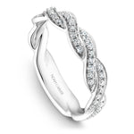 Load image into Gallery viewer, 14K White Gold Noam Carver Matching Band 62 Round Diamonds.